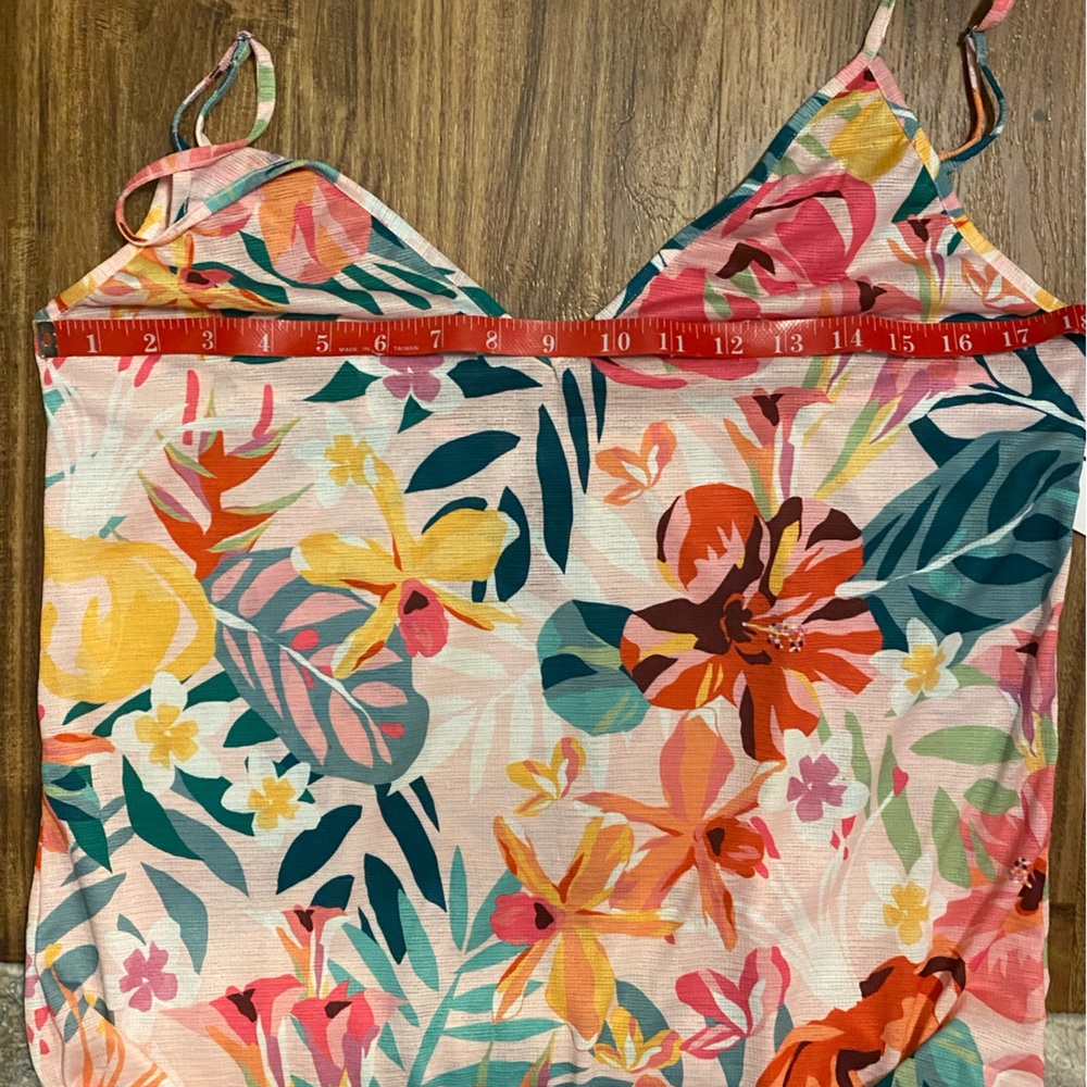 Hurley Floral Pop V-neck Slip Dress - Picture 7 of 10